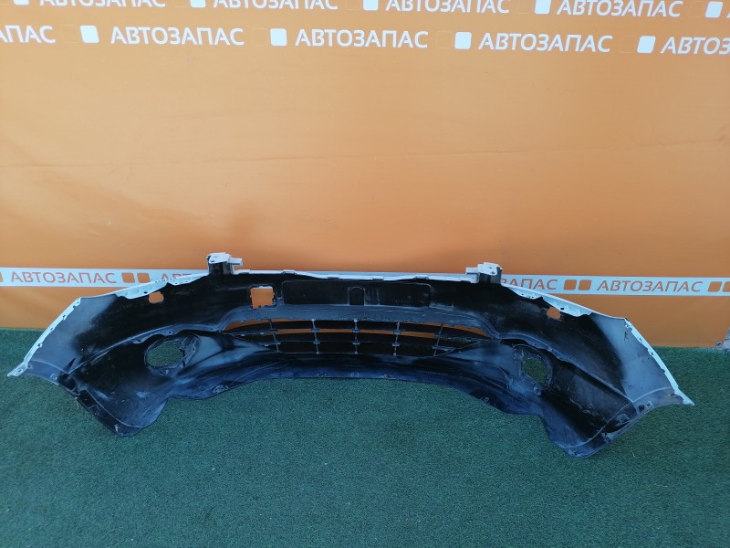 Qashqai J10 бампер передний белый деф