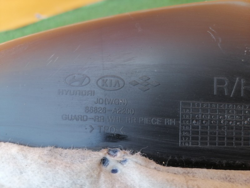 Ceed №4 подкрылок задний правый