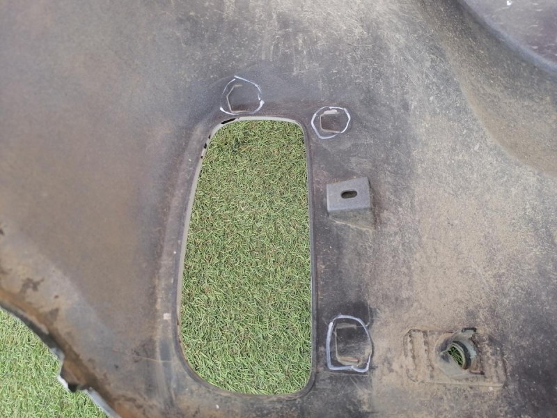 Sorento 2 бампер задний деф