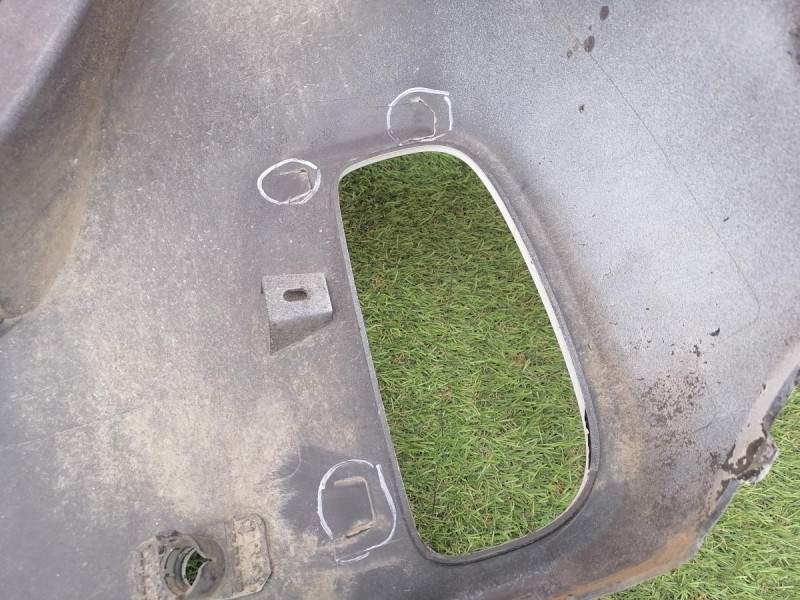 Sorento 2 бампер задний деф