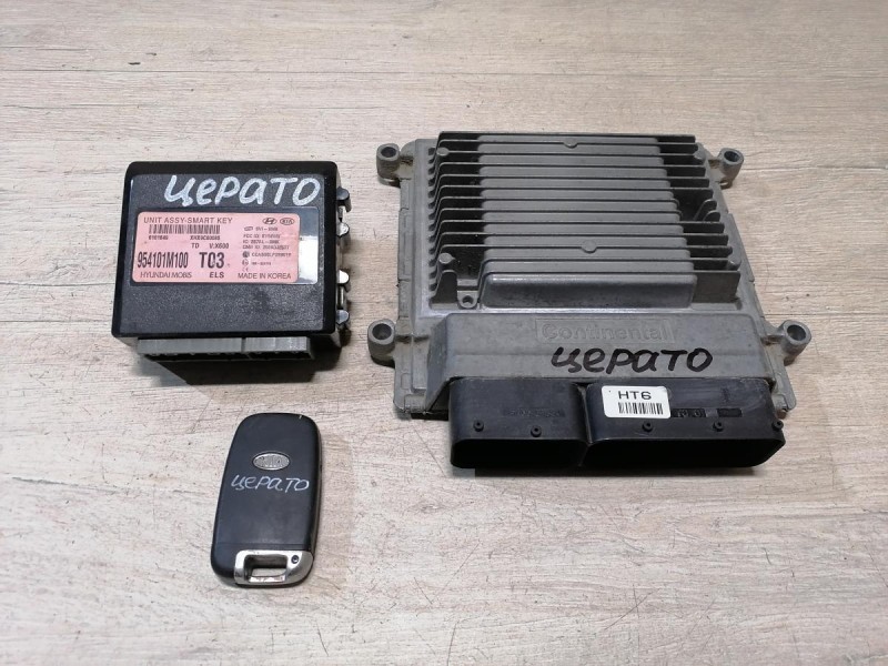 Cerato 2 №1 блок управления двигателем мозги блок комфорта ключ к-кт