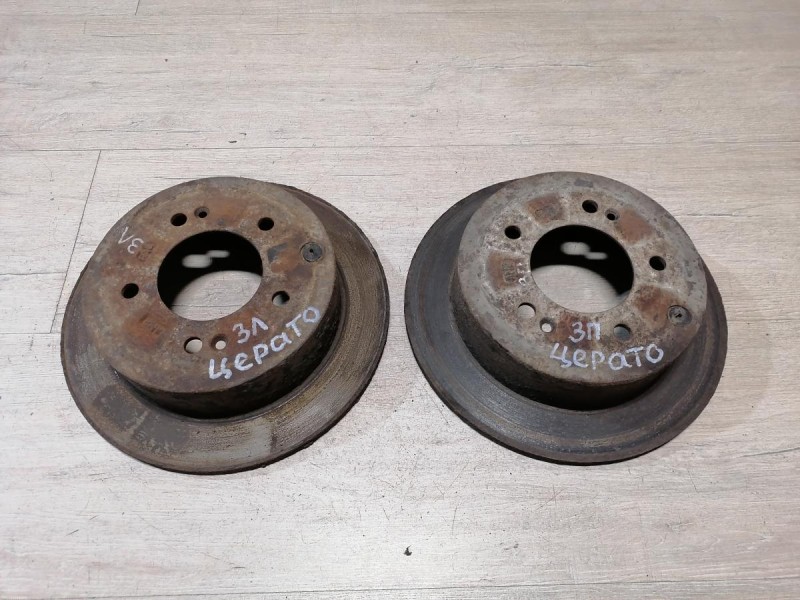 Cerato 2 №1 диск тормозной задний к-кт