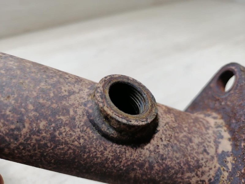 Rio 3 №9 глушитель гофра передняя часть