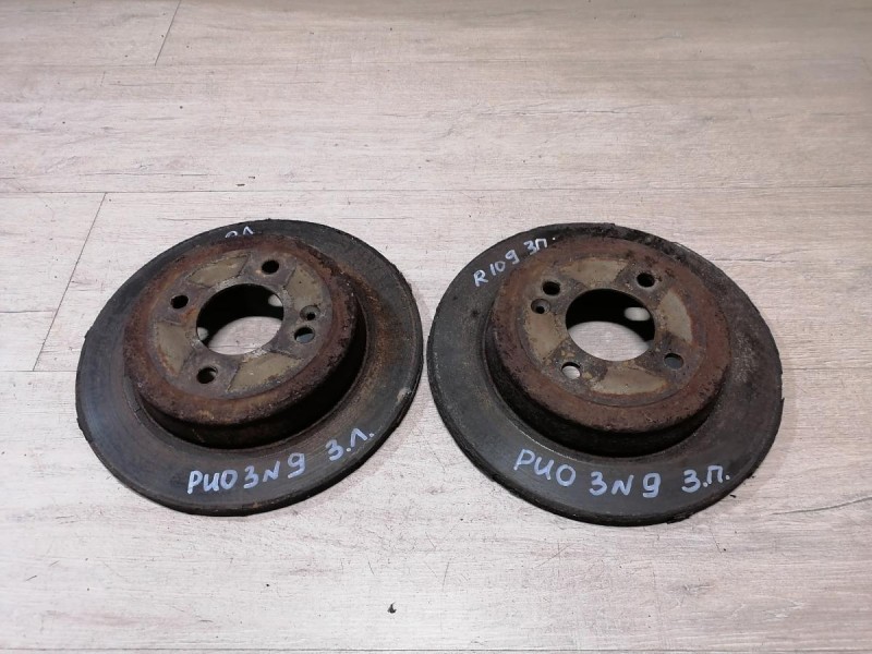 Rio 3 №9 диск тормозной задний к-кт
