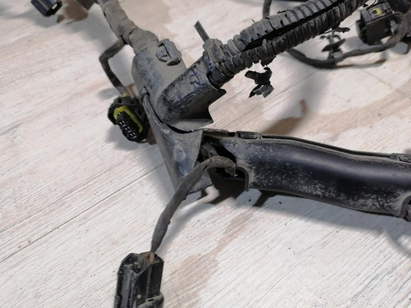 Rio 3 №9 проводка подкапотная двигателя 1.6 мкпп деф без разъема на эбу