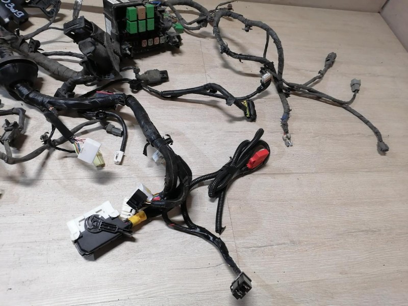 Rio 3 №9 проводка подкапотная двигателя 1.6 мкпп деф без разъема на эбу