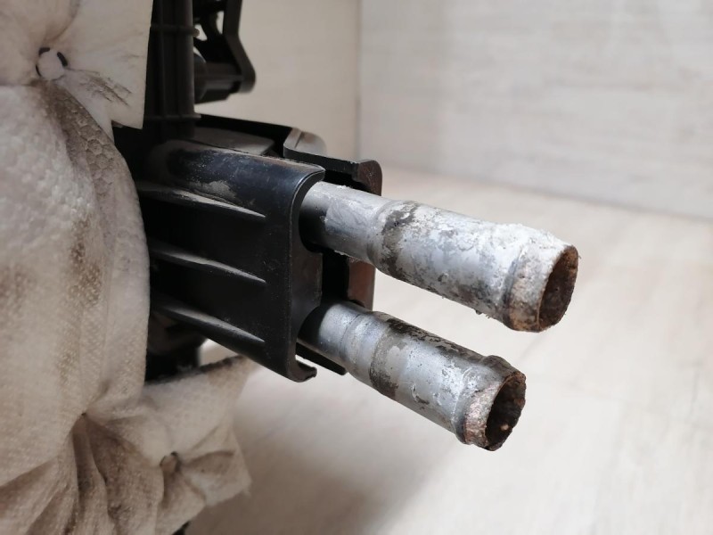 Solaris №4 печка корпус кондиционер деф