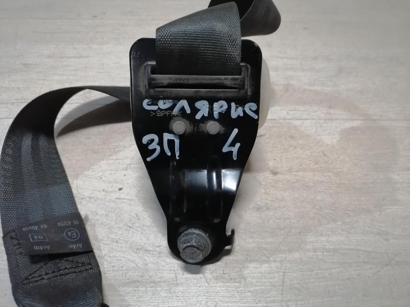 Solaris №4 ремень безопасности задний