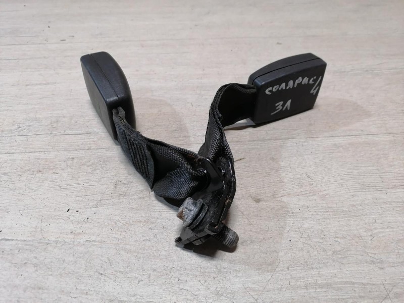 Solaris №4 замок ремня безопасности задний двойной