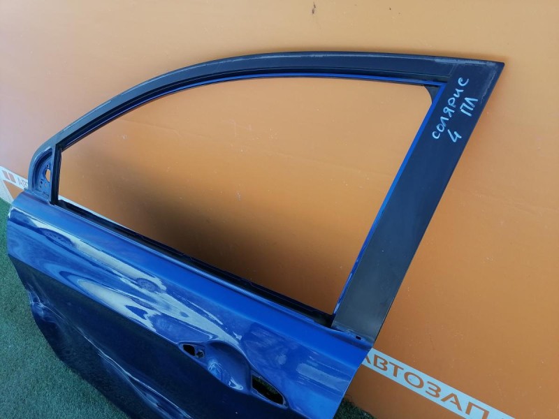 Solaris №4 дверь передняя левая деф