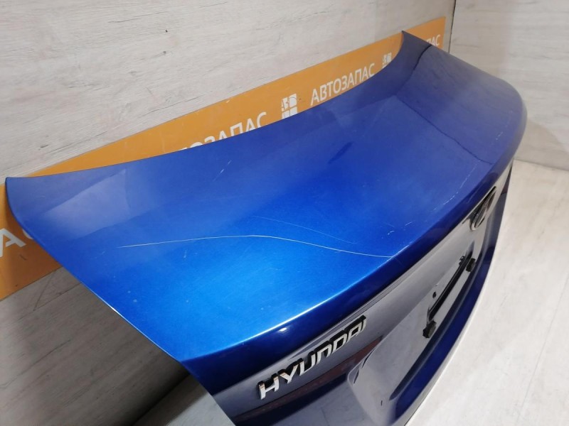 Solaris №4 крышка багажника деф