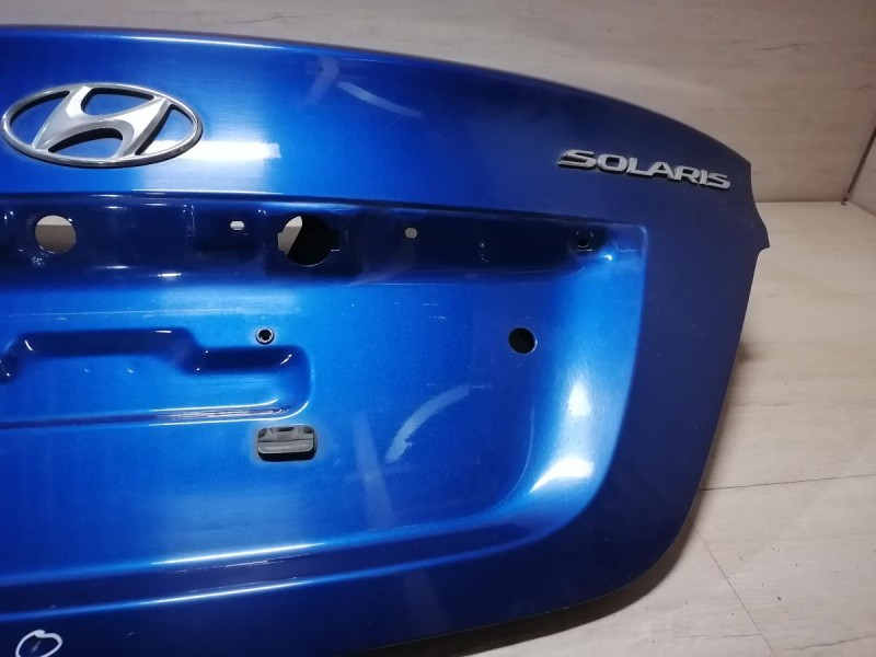 Solaris №4 крышка багажника деф