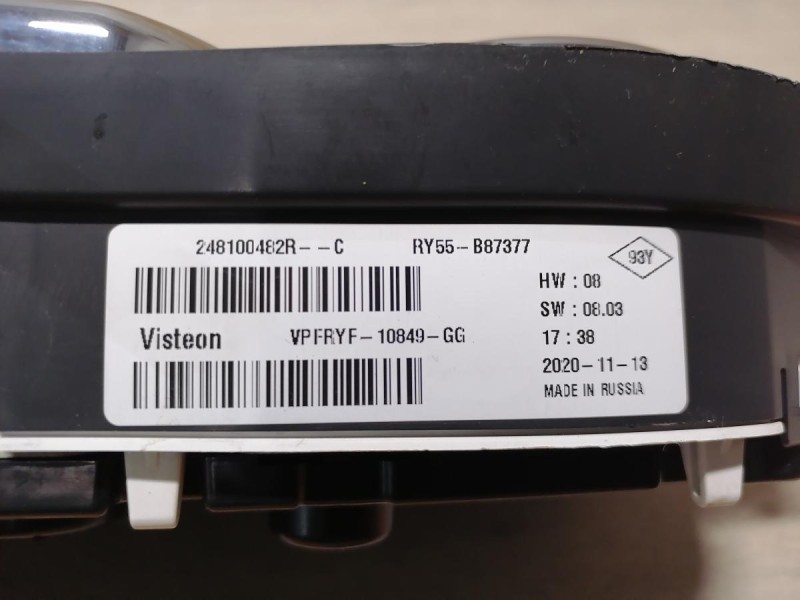 Logan №49 панель приборов с температурой рест