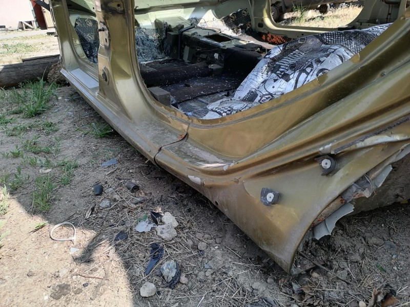 Sandero №14 порог левый степвей до шва деф