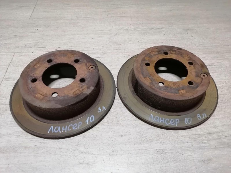 Lancer 10 №1 диск тормозной задний к-кт