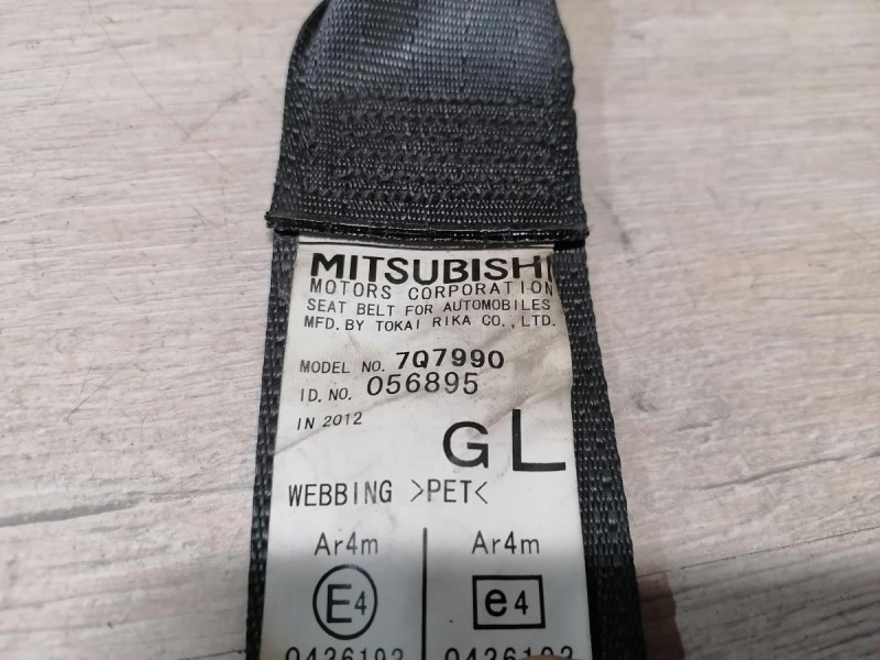 Lancer 10 №1 ремень безопасности задний левый