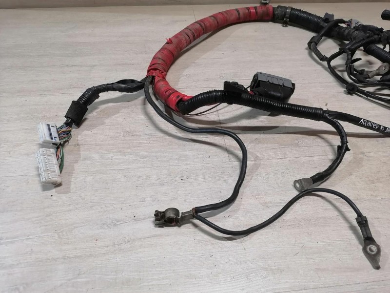 Lancer 10 №1 проводка двигателя 1.6 акпп