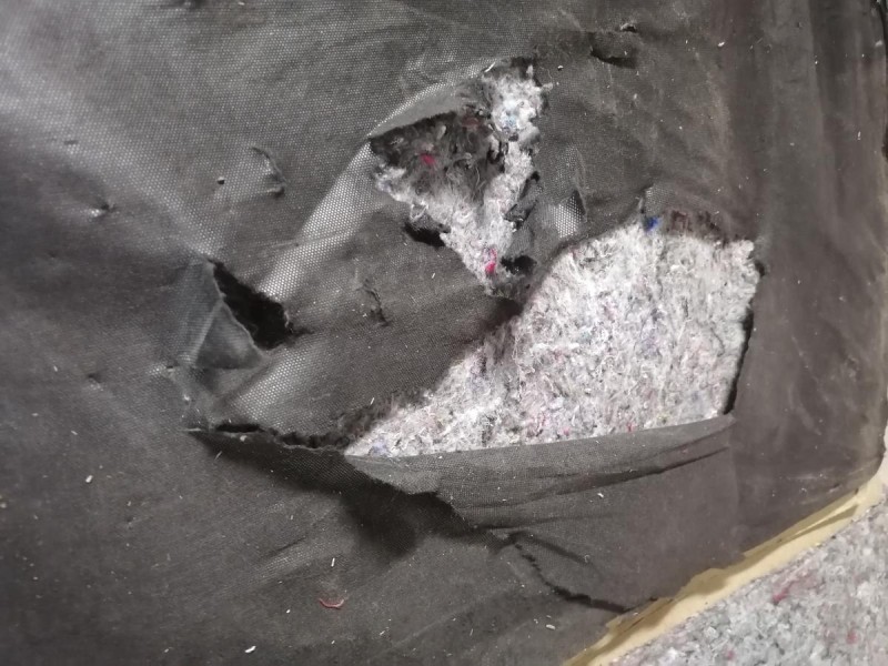 Duster №6 пол багажника деф