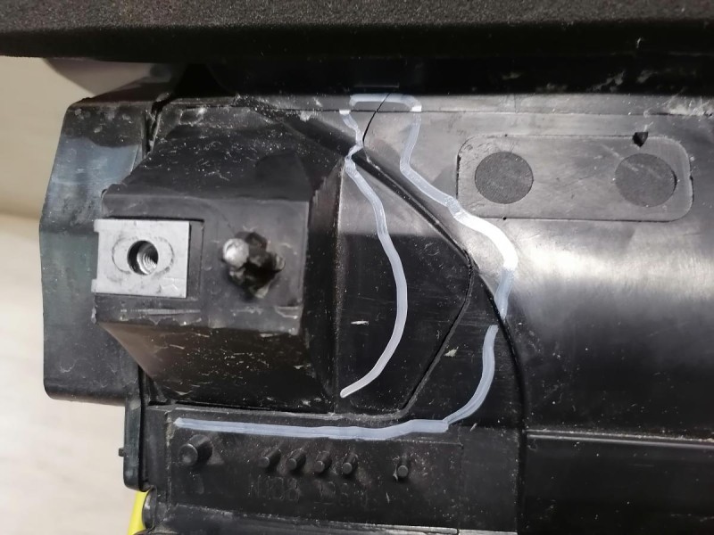 Duster №6 печка корпус под кондиционер деф