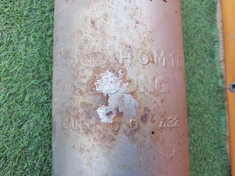 Rio 4 №1 глушитель основной задняя часть