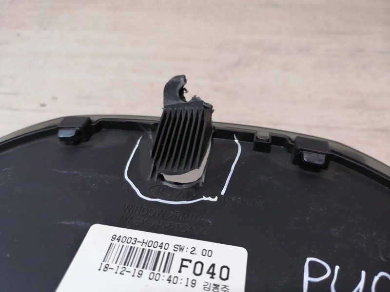 Rio 4 №1 панель приборов деф