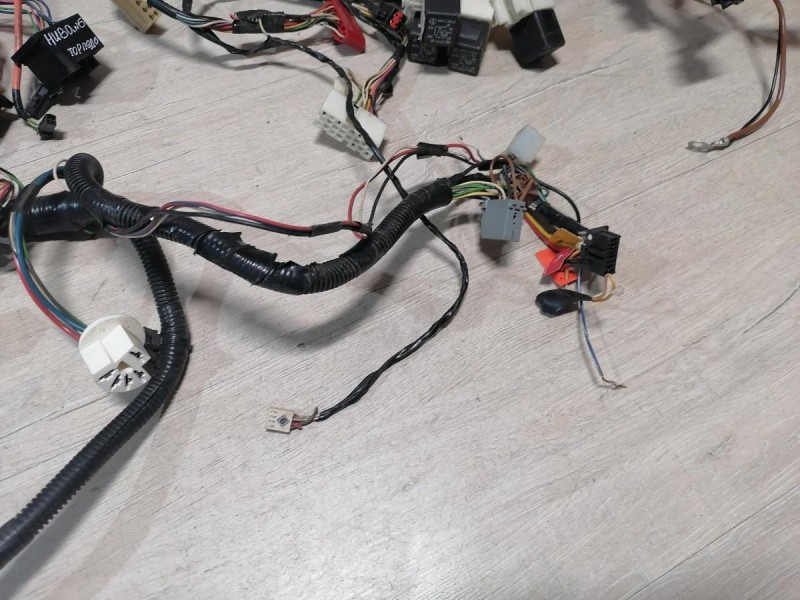 Niva №6 проводка торпедо под кондиционер