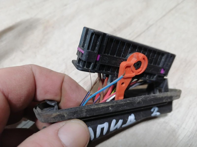 Rapid 2 проводка двери задняя левая