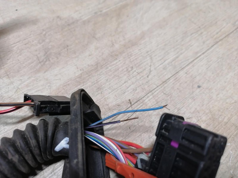 Rapid 2 проводка двери задняя левая