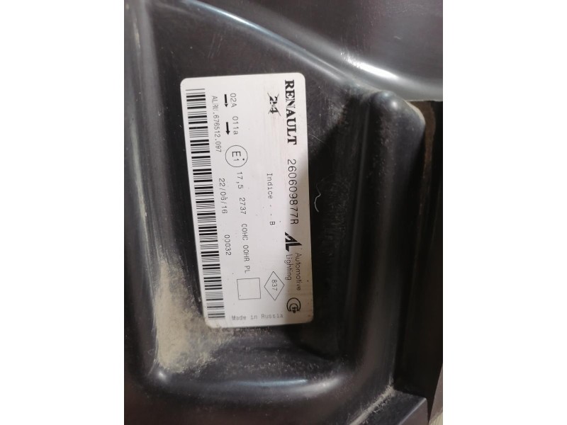 Duster №6 фара левая деф