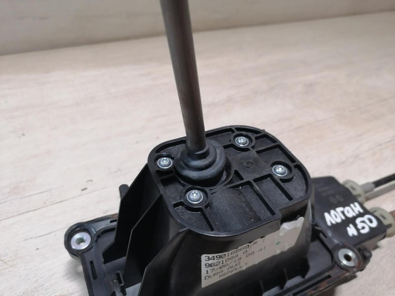 Logan №50 кулиса мкпп тросиковая в сборе рест