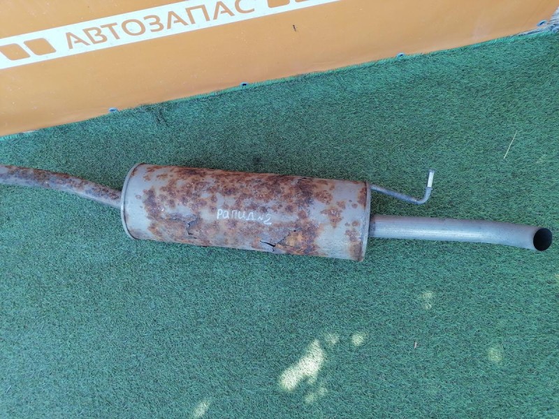 Rapid №2 глушитель основной резонатор задняя часть деф