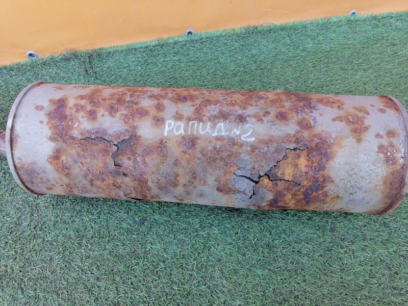 Rapid №2 глушитель основной резонатор задняя часть деф