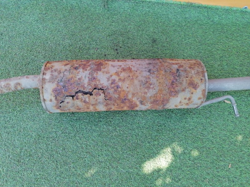 Rapid №2 глушитель основной резонатор задняя часть деф