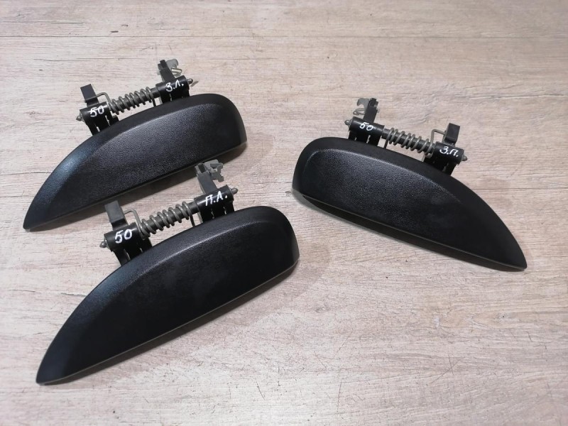 Logan №50 ручка двери наружная левая текстура