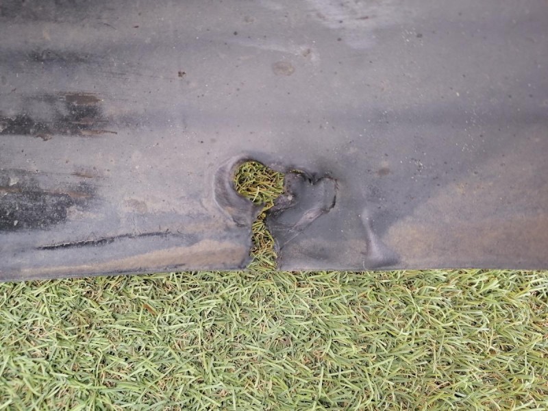 Sandero №15 подкрылок задний левый деф