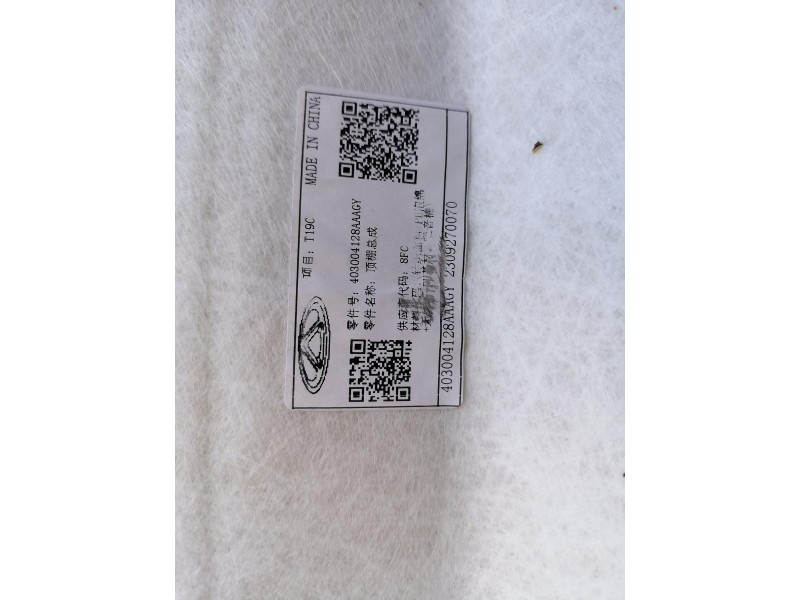 Omoda C5 потолок деф