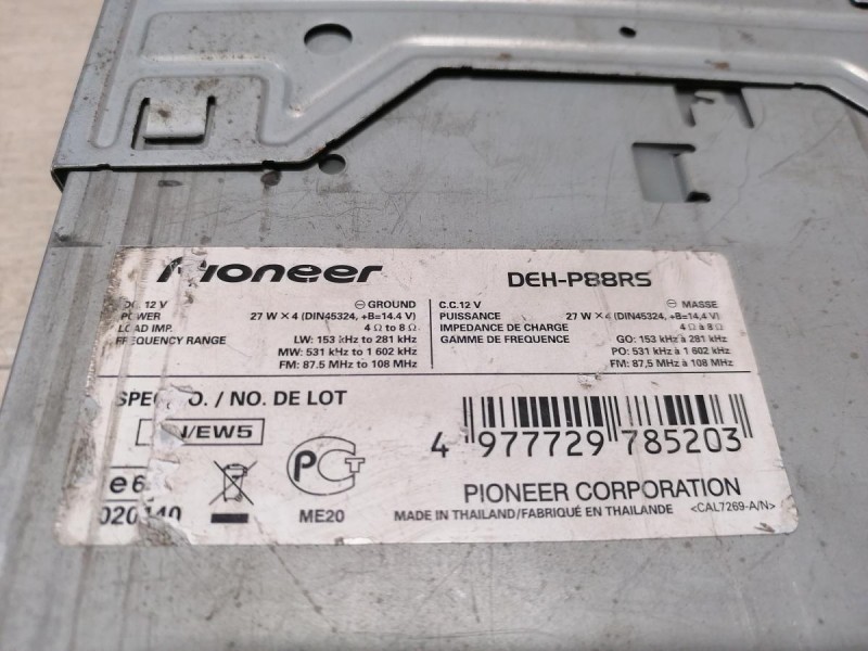 Rio 3 №10 магнитола процессор PIONEER DEN-P88RS деф без панельки