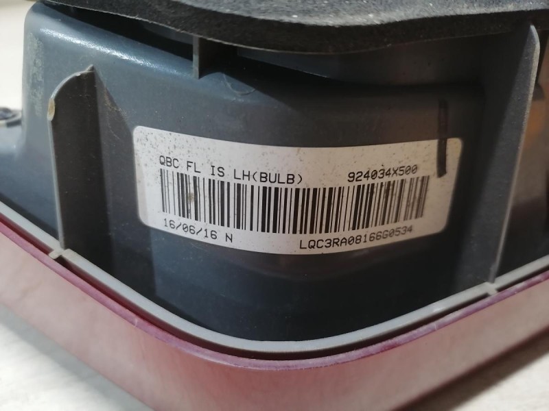 Rio 3 №10 фонарь левый в крышку багажника рест