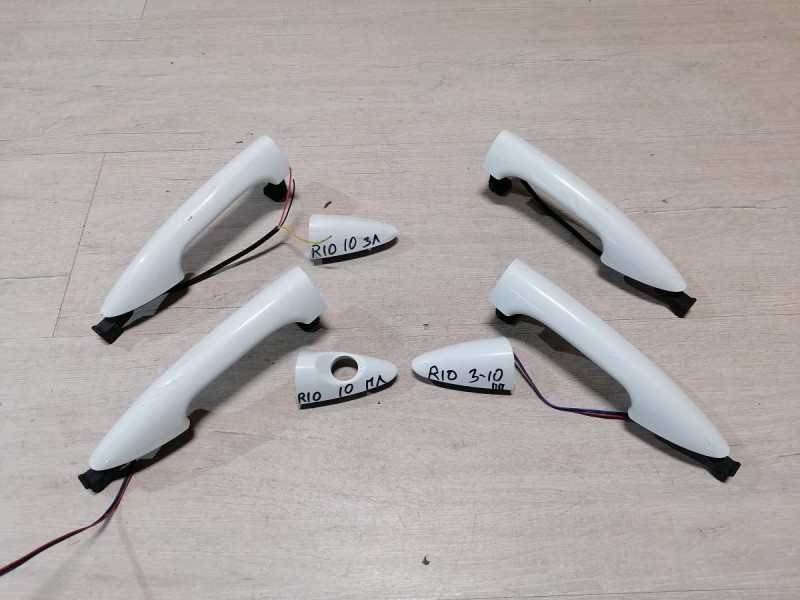 Rio 3 №10 ручка двери наружная 4шт с подсветкой к-кт