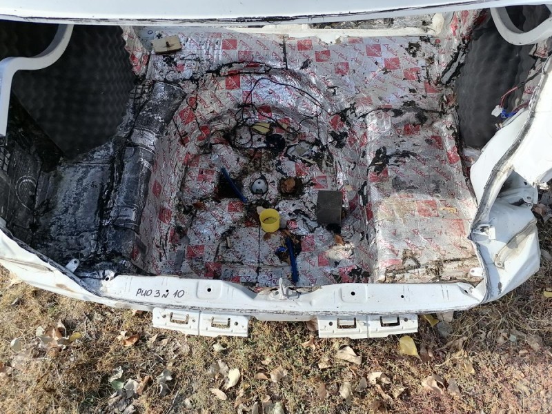 Rio 3 №10 панель задняя ниша под запаску деф