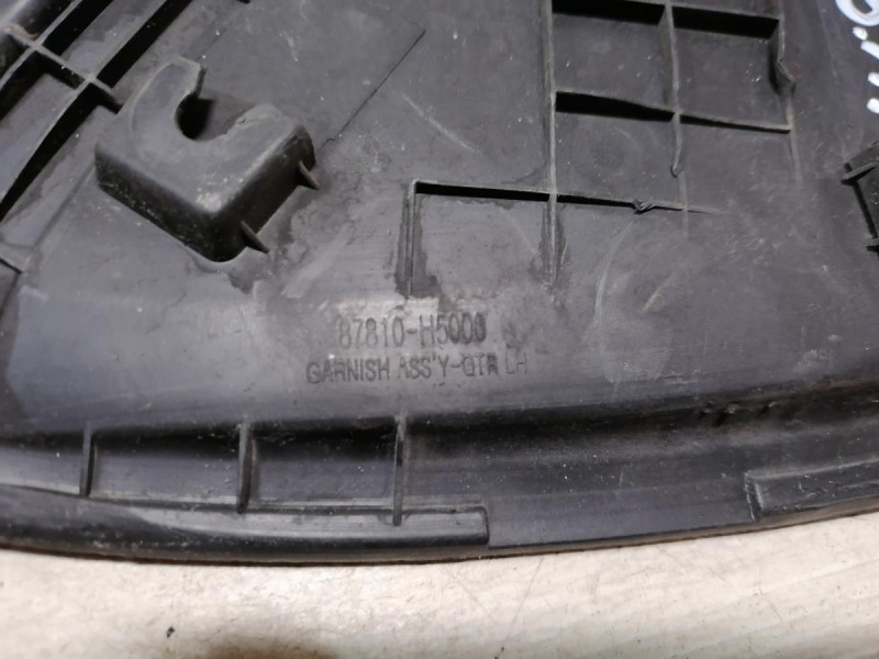 Solaris №5 накладка крыла задняя левая уголок