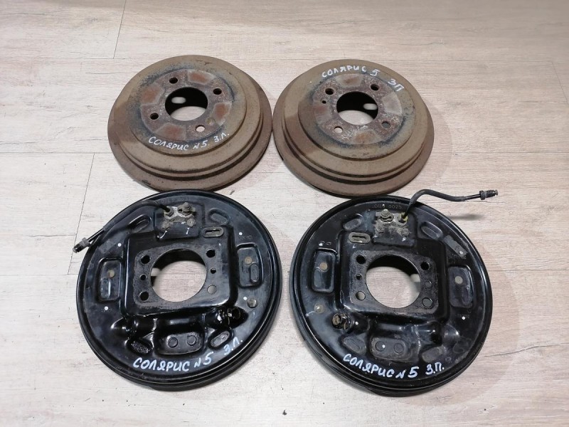 Solaris №5 барабан тормозной задний левый правый к-кт
