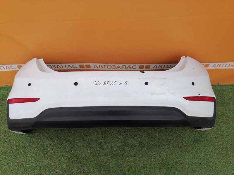 Solaris №5 бампер задний не ориг деф