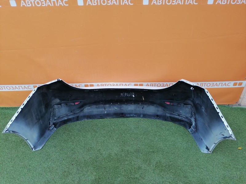 Solaris №5 бампер задний не ориг деф