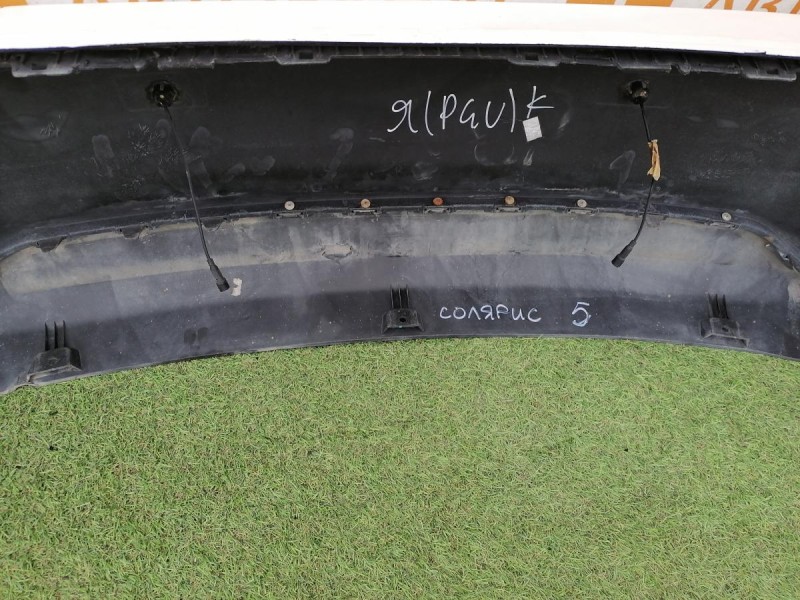 Solaris №5 бампер задний не ориг деф