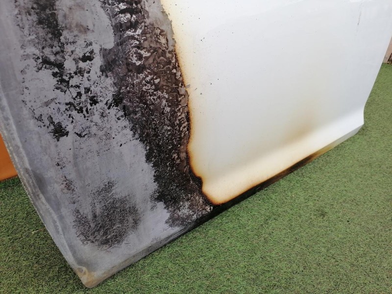 Solaris №5 дверь передняя левая деф