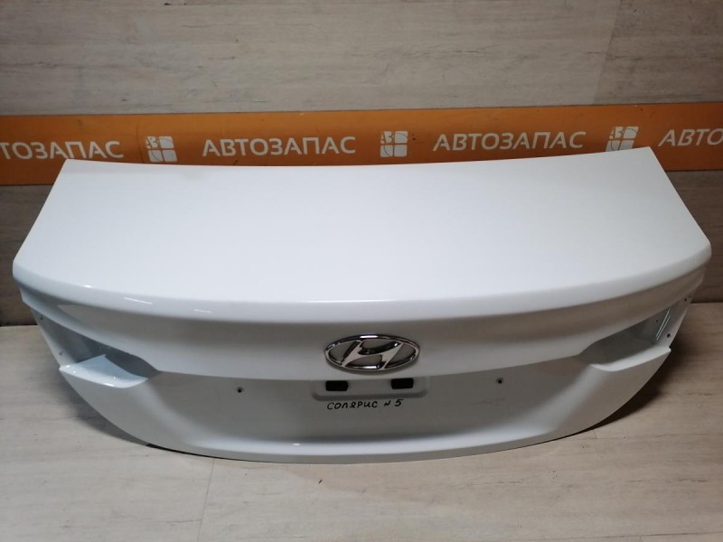 Solaris №5 крышка багажника деф