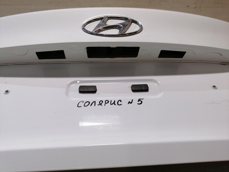 Solaris №5 крышка багажника деф