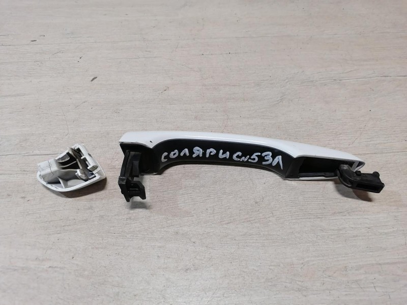 Solaris №5 ручка двери наружная задняя левая деф