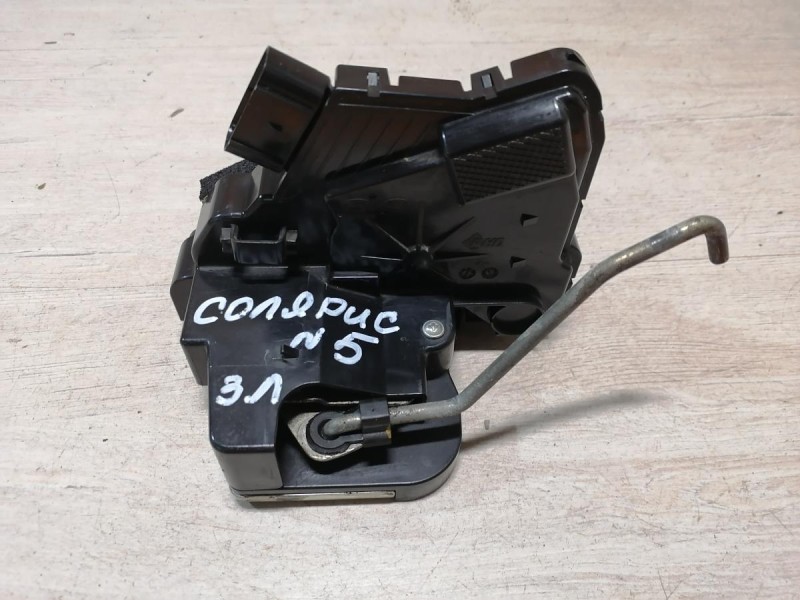 Solaris №5 замок двери задний левый